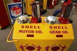 Rare + Early Pyramid Top  Pump Oil Cart