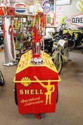 Rare + Early Pyramid Top  Pump Oil Cart