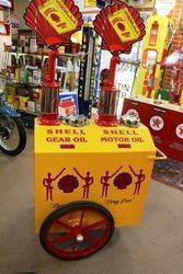 Rare + Early Pyramid Top  Pump Oil Cart