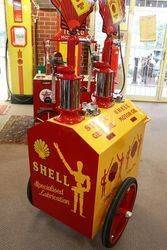 Rare + Early Pyramid Top  Pump Oil Cart