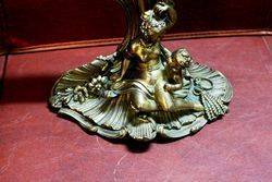 Rare 19th Century Gilt Bronze Swing Mirror