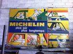 Rare 9 Piece Michelin Tin Sign