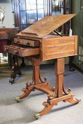 Rare Rosewood Regency Writing Table