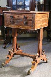 Rare Rosewood Regency Writing Table