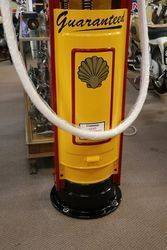 Rare and Early Shell Curb Side Manual Petrol Pump