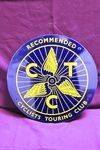 Recommended Cyclists Touring Club Enamel Sign