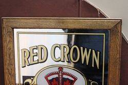 Red Crown Rum Advertising Pub Mirror 