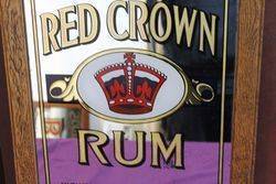 Red Crown Rum Advertising Pub Mirror 