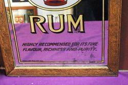 Red Crown Rum Advertising Pub Mirror 