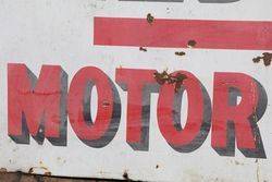 Redline Motor Spirit Enamel Advertising Sign 