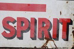 Redline Motor Spirit Enamel Advertising Sign 
