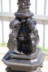 Regency Top of the Range 5 Branch Cast Iron Garden Lamp