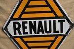 Renault Enamel Sign
