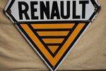 Renault Enamel Sign