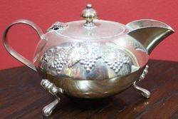 Retro 3Piece Silver Plated Tea Set