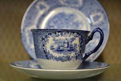 Ridgways Blue+White  Trio C1895