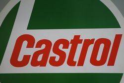 Round Castrol L Plastic Advertising Sign 