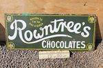 Rountrees Chocalates Enamel Sign