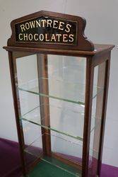 Rowntrees Chocolates  Shop Display Cabinet 