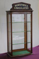 Rowntrees Chocolates  Shop Display Cabinet 