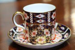 Royal Crown Derby C192425 Coffee Can and Saucer 