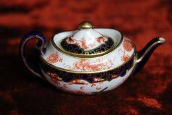 Royal Crown Derby C 1914 Miniature Tea Pot 