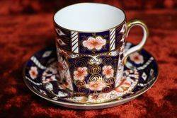 Royal Crown Derby C 192526 Coffee Cup and Saucer 