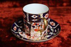 Royal Crown Derby C 192526 Coffee Cup and Saucer 