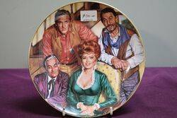 Royal Doulton A Gunsmoke Portrait By Dick Baswick Cabinet Plate 