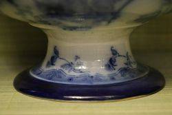 Royal Doulton Briar Rose Flow Blue Bowl C1900  