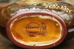 Royal Doulton Falstaff Kingsware Dewarand39s  Whisky Decanter + Stopper  