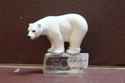 Royal Doulton Fox Polar Bear Porcelain Figure 