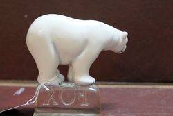 Royal Doulton Fox Polar Bear Porcelain Figure 