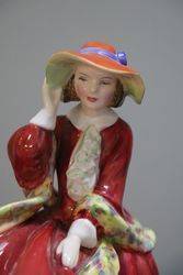 Royal Doulton Lady Figurine Top Of The Hill  