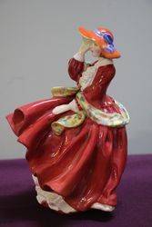 Royal Doulton Lady Figurine Top Of The Hill  