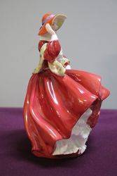 Royal Doulton Lady Figurine Top Of The Hill  