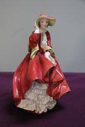 Royal Doulton Lady Figurine Top Of The Hill  