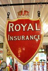 Royal Insurance Shield Enamel Sign