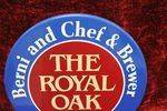 Royal Oak Hotels Brewery Enamel Advertising Sign