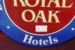 Royal Oak Hotels Brewery Enamel Advertising Sign