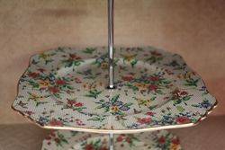 Royal Winton Queen Anne 2 Tier Cake Stand 