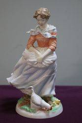 Royal Worcester Figurine A Farmerand39s Wife 