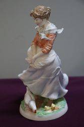 Royal Worcester Figurine A Farmerand39s Wife 