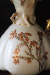 Royal Worcester Hand Decorated Jug C1891 