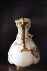 Royal Worcester Hand Decorated Jug C1891 