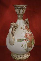 Royal Worcester Hand Decorated Vase C1889