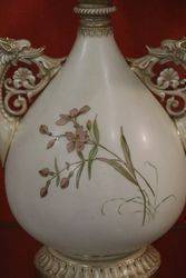 Royal Worcester Hand Decorated Vase C1889