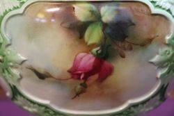 Royal Worcester Hand Painted Bowl BY Hadley C 1905 