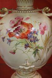 Royal Worcester Lidded Vase By Raby C1893