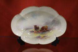 Royal Worcester Oviform Shaped Bowl